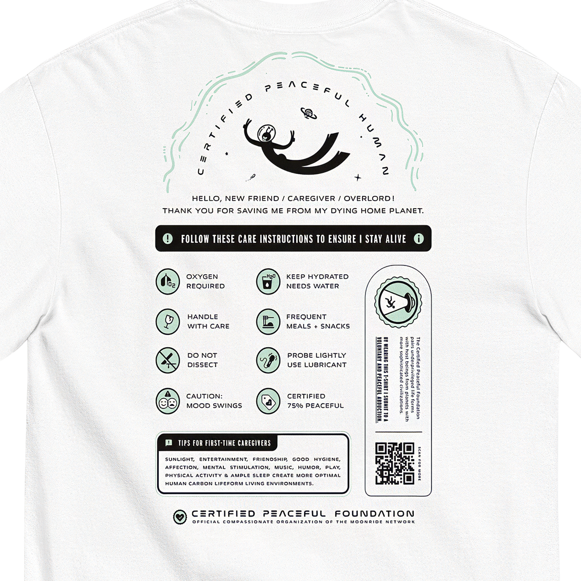 Certified Peaceful T-shirt