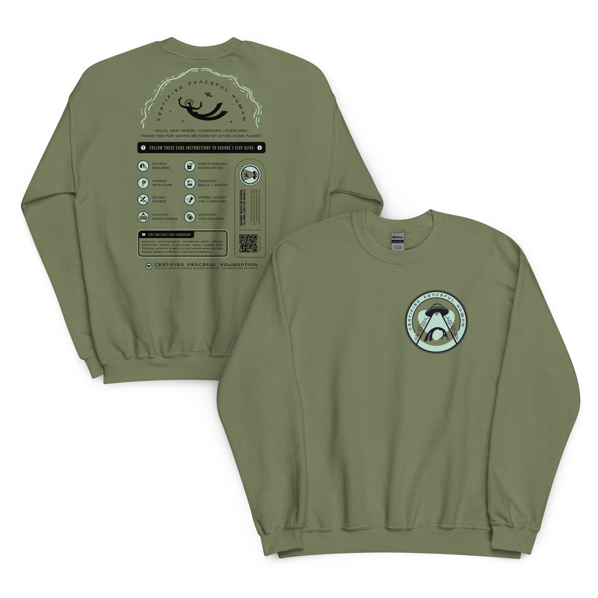 Certified Peaceful Sweatshirt